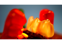 Donut With Gummies by Eric, age 17