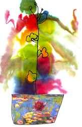 Flower and Vase #1 by Marisa, age 12